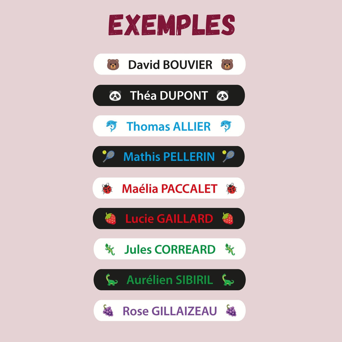 Étiquettes thermocollantes ou autocollantes pour l'école ?