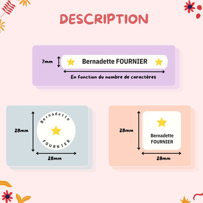 Étiquettes Autocollantes Personnalisées pour Objets