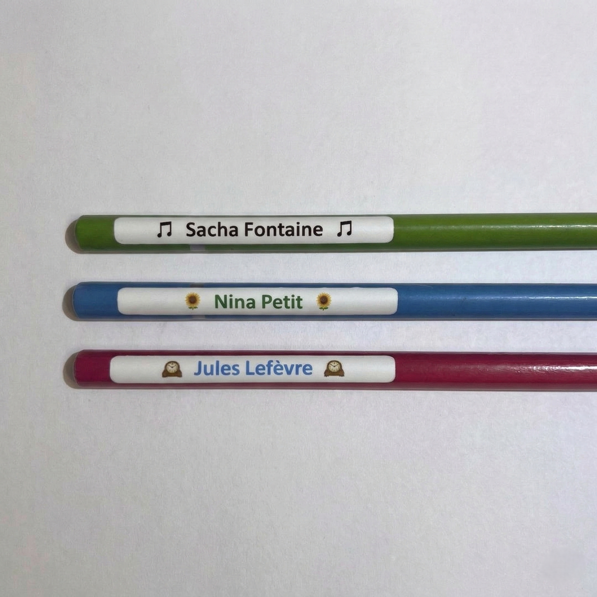 Autocollants rectangle 2